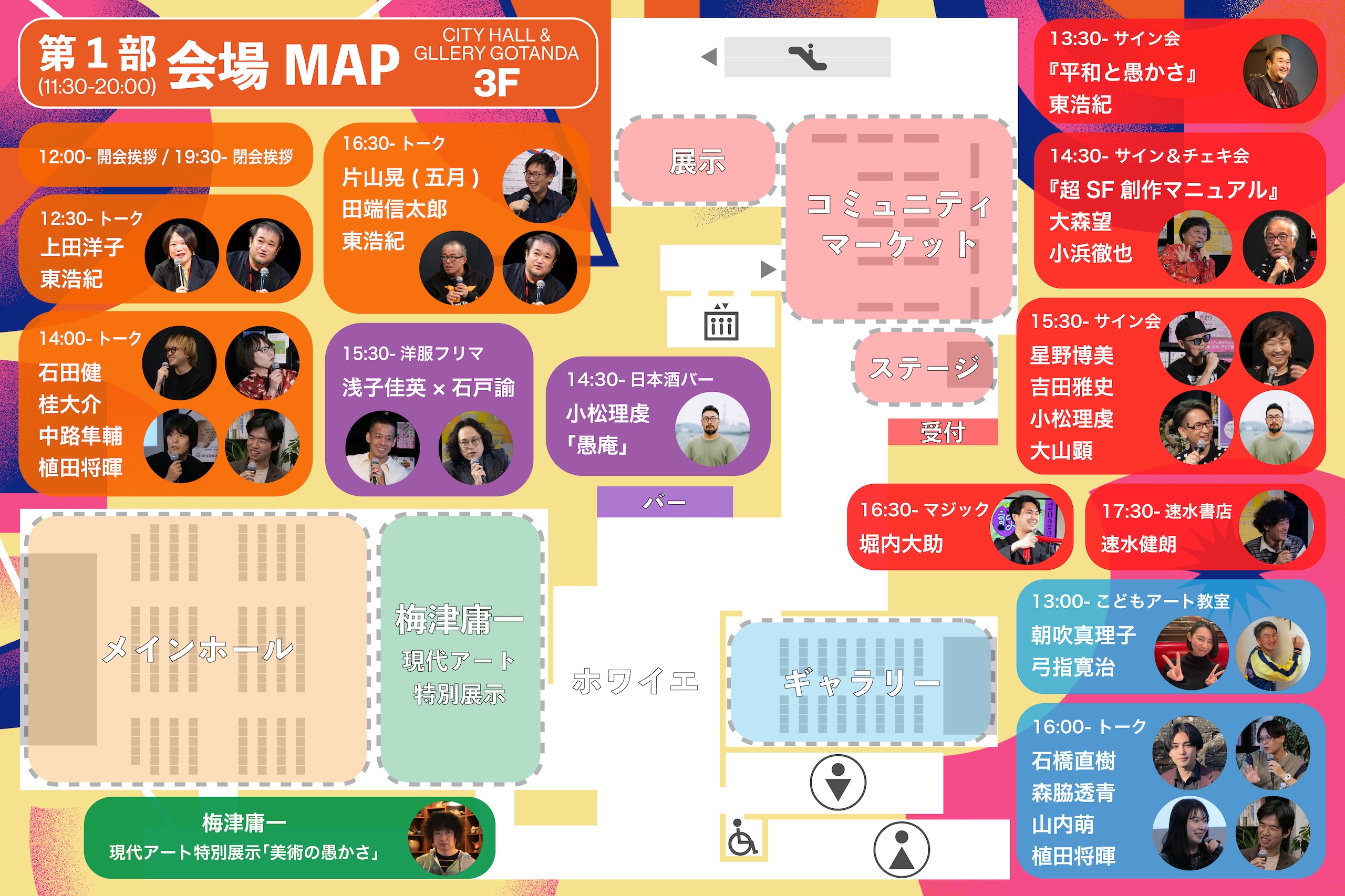 会場マップ 第1部